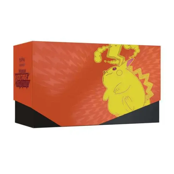 Pokemon Sword & Shield Vivid Voltage Gigantamax Pikachu Elite Trainer Box [8 Booster Packs, 65 Card Sleeves, 45 Energy Cards & More]